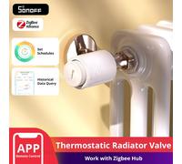 SONOFF TRVZB Valvola termostatica per radiatore Smart TRV Zigbee Termostato Attuatore Controllo temperatura riscaldatore Supporto Alexa ZHA 2mqtt