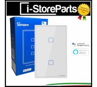 SONOFF TX T2US2C INTERRUTTORE SMART PARETE WIFI 2 TASTI X 503 BIANCO DOMOTICA