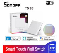 Sonoff TX-T5-T1C Smart Touch Switch, 1-Kanal Wand-Schaltaktor Con RGB LED Wifi