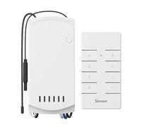 SONOFF Wi-Fi iFan04-H Controller per Ventilatore da Soffitto e Luce 3 Velocità, 3 Timer, Controllo vocale per Ventilatore da Soffitto con Lampada 230 V per Soggiorno Camera da Letto