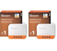 SONOFF ZBMINIL2 Interruttore Smart Zigbee, Senza Neutro, Mini Modulo Relè per Luci, Controllo 2 Vie, Compatibile Alexa & Google Home, Richiede Hub Zigbee (Confezione da 2)