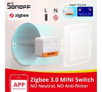 SONOFF ZBMINIL2 nessun cavo neutro richiesto Zigbee Smart Switch MINI supporto controllo a 2 vie l'app eWeLink funziona per Google Home Alexa