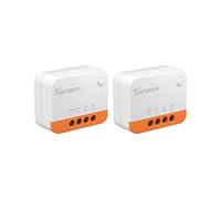 SONOFF ZBMINIL2 ZigBee Interruttore wireless (non richiede filo neutro), interruttore intelligente ZigBee a 2 vie, compatibile con Alexa, Google Home, HA, richiede hub gateway ZigBee 3.0, 6A/1440W