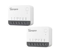 SONOFF ZBMINIR2 Interruttore Zigbee, 2 Pezzi, Hub Zigbee, Neutro | Controllo vocale, automazioni intelligenti, Relay Detach e segnale esteso per una casa più connessa e affidabile.