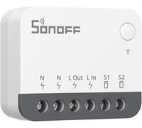 SONOFF ZBMINIR2 Zigbee Smart Switch 2-Way, Interruttore intelligente, controllo APP, Funziona con Alexa, Google Home, Richiede neutrale e Hub Zigbee