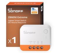 SONOFF Zigbee Smart Switch, nessun conduttore neutro richiesto, funziona con Alexa e Google Home, richiede gateway Zigbee