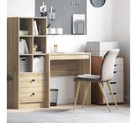 Sonoma - Scrivania in rovere 70 x 40 x 76 cm, con scomparto, moderno in legno di legno, per laptop e studio, robusto scrivania per computer per uffici e studenti, facile da montare