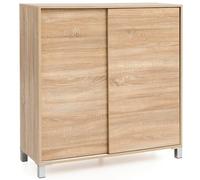 Sonoma WL5.713 - Scarpiera in legno, 100 x 108 x 37,5 cm, design grande, 20 paia di scarpe, scarpiera