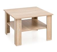 Sonoma WL5.833 - Tavolino da salotto in legno di quercia, 60 x 42 x 60 cm, design con ripiano, tavolino da salotto, tavolino da salotto in legno