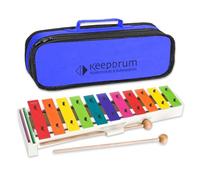 Sonor BWG Boomwhackers - Campanello per bambini + custodia Keepdrum blu