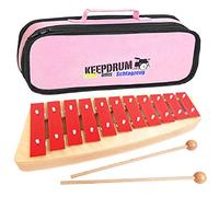 Sonor NG10 NG-10 - Xilofono per bambini + custodia Keepdrum rosa