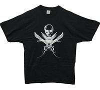 Sonor Z9193 Drummer - Maglietta a maniche corte con teschio, taglia S, Nero , Small