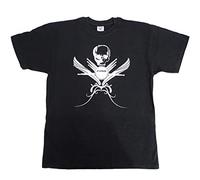 Sonor Z9193 - Maglietta a maniche corte, motivo: teschio, taglia Regalo XXL per tamburo.