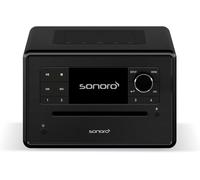 sonoro Elite Internetradio con lettore CD (FM, DAB Plus, podcast, Spotify, Amazon Music, Deezer) Nero opaco