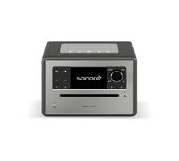 sonoro Elite radio Internet con lettore CD e Bluetooth (FM/FM, DAB Plus, WLAN, sveglia, podcasts, Spotify, Amazon Music, Deezer), grafite opaca