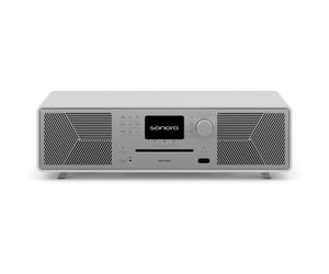 Sonoro Meisterstück (gen 2) bianco opaco - argento - Sistema Hi-Fi All-in-One, Deezer, Spotify, Napster, Tidal, Qobuz, Amazon Music, Qobuz Connect