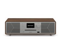 Sonoro Meisterstück (gen 2) noce - argento - Sistema Hi-Fi All-in-One, Deezer, Spotify, Napster, Tidal, Qobuz, Digitale