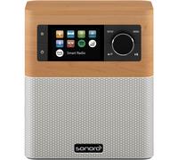 Sonoro Stream acero - bianco - Radio da tavolo FM o digitale Internet