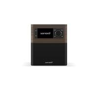 sonoro Streaming Radio Internet con Bluetooth & Dab Plus (FM/FM, Wi-FI, Spotify, Amazon, Deezer, App, protetta dagli schizzi) Noce/Nero