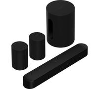 Sonos Pack Beam (Gen 2) + 2x Era 100 + Sub mini noir - Soundbar, Dolby Atmos, Dolby TrueHD, AirPlay 2, Bluetooth, Wi-Fi, Subwoofer incluso
