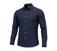 Sonrisa - Leinenhemd - - Shirts - Uomo - Blu - L