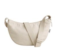 SONS OF ALOHA Borsa a tracolla da donna, in plastica marina riciclata, impermeabile, elegante borsa a tracolla con tracolla regolabile, Beige chiaro, xl, Mezzaluna