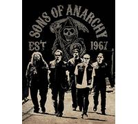 Sons of Anarchy 80 x 60 cm Stampa sul Tessuto a Motivi Equipaggio Mower