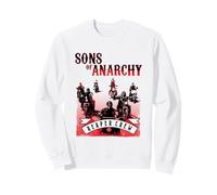 Sons of Anarchy Black And Red Poster Felpa