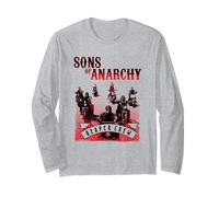 Sons of Anarchy Black And Red Poster Maglia a Manica