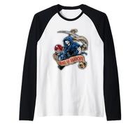 Sons of Anarchy Reaper e logo Maglia con Maniche Raglan