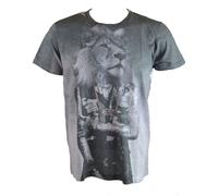 Sons of Heroes Danneggiate Goods Uomo Chilled Wiz T-Shirt Grigio (SHDGTS004)