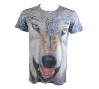 Sons Of Heroes MERCE DANNEGGIATA T-Shirt Uomo WOLF Bianca (SHDGTS005)