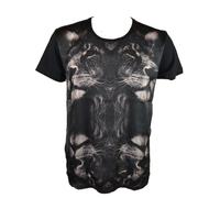 Sons of Heroes Uomo a Specchio Leone T-Shirt (SOHTS002)