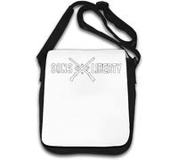 Sons of Liberty USA - Borsa a tracolla con moschettoni, colore: Bianco