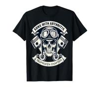Sons With Arthritis - Ibuprofen Chapter Cool Biker Skull Maglietta