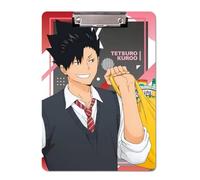 Sonsoke Anime Hinata Shoyo - Raccoglitore scolastico - 31 x 22 cm in plastica PP con clip per documenti A4 - Esami e compiti a casa (Kuroo Tetsurou)