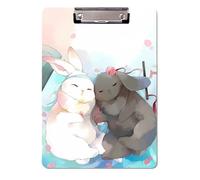 Sonsoke Anime Lan Wangji - Raccoglitore scolastico, 31 x 22 cm, in plastica PP con clip per documenti A4, esami e compiti a casa (stile 1)