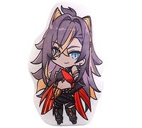 Sonsoke Cuscino in peluche a forma di anime di Genshin Impact, manga, merch, cosplay, cuscino per decorazioni di Halloween, giocattoli di compleanno, 45 cm (Dehya)