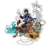 Sonsoke Genshin Impact Anime Figura Stand Game Figure Acrilico Periferiche Ornamenti Collezioni Cosplay (Kaeya)