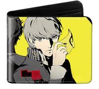 Sonsoke Joker uomini portafogli bi-Fold portafoglio carta d'identità carta di credito multiuso per uomini e donne regalo Cosprey, Akechi Goro, Standard, Anime,Classico