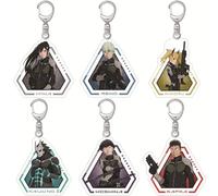 Sonsoke Kaiju No. 8 Acrilico Standing Portachiavi 6 pezzi Set Portachiavi Ciondolo Portachiavi Decorazione Cosplay (1), Multicolore, L