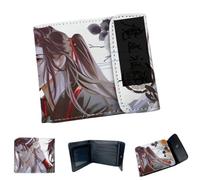 Sonsoke LAN Wangji Wei Wuxian Anime Portafogli Uomini Bi-Fold Portafoglio Carta di Credito Carta di Credito Portafoglio Multiuso per Uomo e Donna Regalo Cosprey, Multicolore, L, Moderno