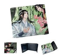 Sonsoke LAN Wangji Wei Wuxian Anime Portafogli Uomini Bi-Fold Portafoglio Carta di Credito Carta di Credito Portafoglio Multiuso per Uomo e Donna Regalo Cosprey, Multicolore, L, Moderno