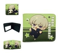 Sonsoke Men Wallets Bi-Fold portafogli ID Card Carte di credito Multi Purpose Wallet per uomini e donne Regalo Cosprey (Inumaki Toge 3)