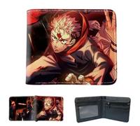 Sonsoke Men Wallets Bi-Fold portafogli ID Card Carte di credito Multi Purpose Wallet per uomini e donne Regalo Cosprey (Itadori Yuji 3)