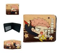 Sonsoke Men Wallets Bi-Fold portafogli ID Card Carte di credito Multi Purpose Wallet per uomini e donne Regalo Cosprey (Itadori Yuji 16)