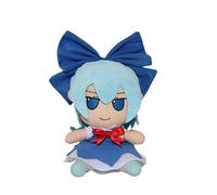 Sonsoke Touhou Project Figura Cuscino Peluche Manga Cosplay Cuscino per Halloween Decorazioni 20 cm (Cirno)