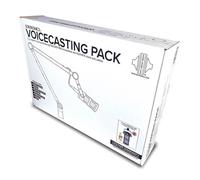 Kit professionale per podcast, trasmissione, streaming, gaming e VC, con microfono, braccio braccio, USB e cavi XLR, non richiede alimentazione phantom, microfono a vita