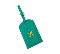 Sontuosità sollevato Aircraft Traveldocument Caso Con Fedele IDENTITY Slot Sottile PU Sostanza Per Frequent Flyer Accessori Da Viaggio Porta Passaporto Scratch, Verde, One Size