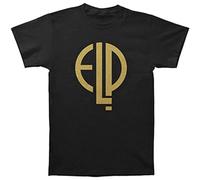 sonvsee Emerson Lake And Palmer Men's High Voltage Logo T Shirt Black 3XL